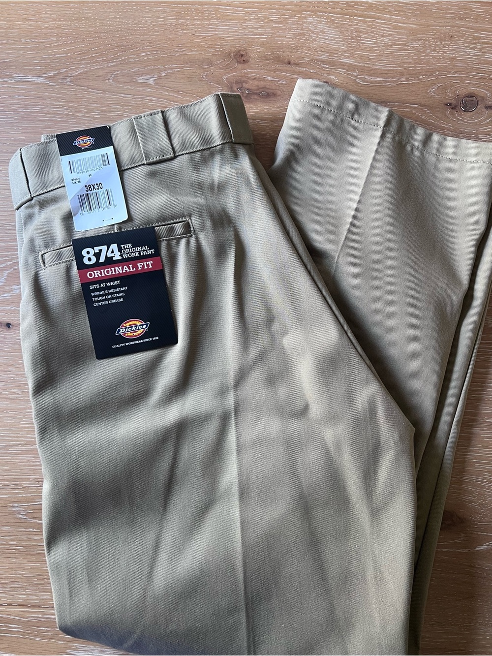 Dickies Men's 874 Original Fit Pants - Khaki Tan